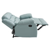 Yingj 56 in. Wide Pillow Top Arm Technology Faux Leather Straight Reclining Sofa