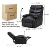 Yingj Faux Leather Upholstered Lifting Recliner