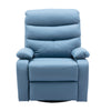 Yingj Faux Leather Upholstered Swivel Recliner