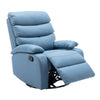 Yingj Faux Leather Upholstered Swivel Recliner