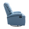Yingj Faux Leather Upholstered Swivel Recliner