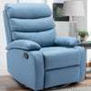 Yingj Faux Leather Upholstered Swivel Recliner