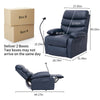 Yingj Faux Leather Upholstered Lifting Recliner