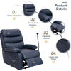 Yingj Faux Leather Upholstered Lifting Recliner