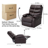 Yingj Faux Leather Upholstered Lifting Recliner