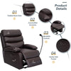 Yingj Faux Leather Upholstered Lifting Recliner