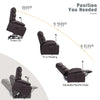 Yingj Faux Leather Upholstered Lifting Recliner