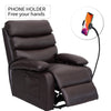 Yingj Faux Leather Upholstered Lifting Recliner