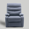 Yingj Faux Leather Upholstered Swivel Recliner