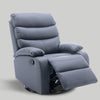 Yingj Faux Leather Upholstered Swivel Recliner