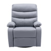 Yingj Faux Leather Upholstered Swivel Recliner