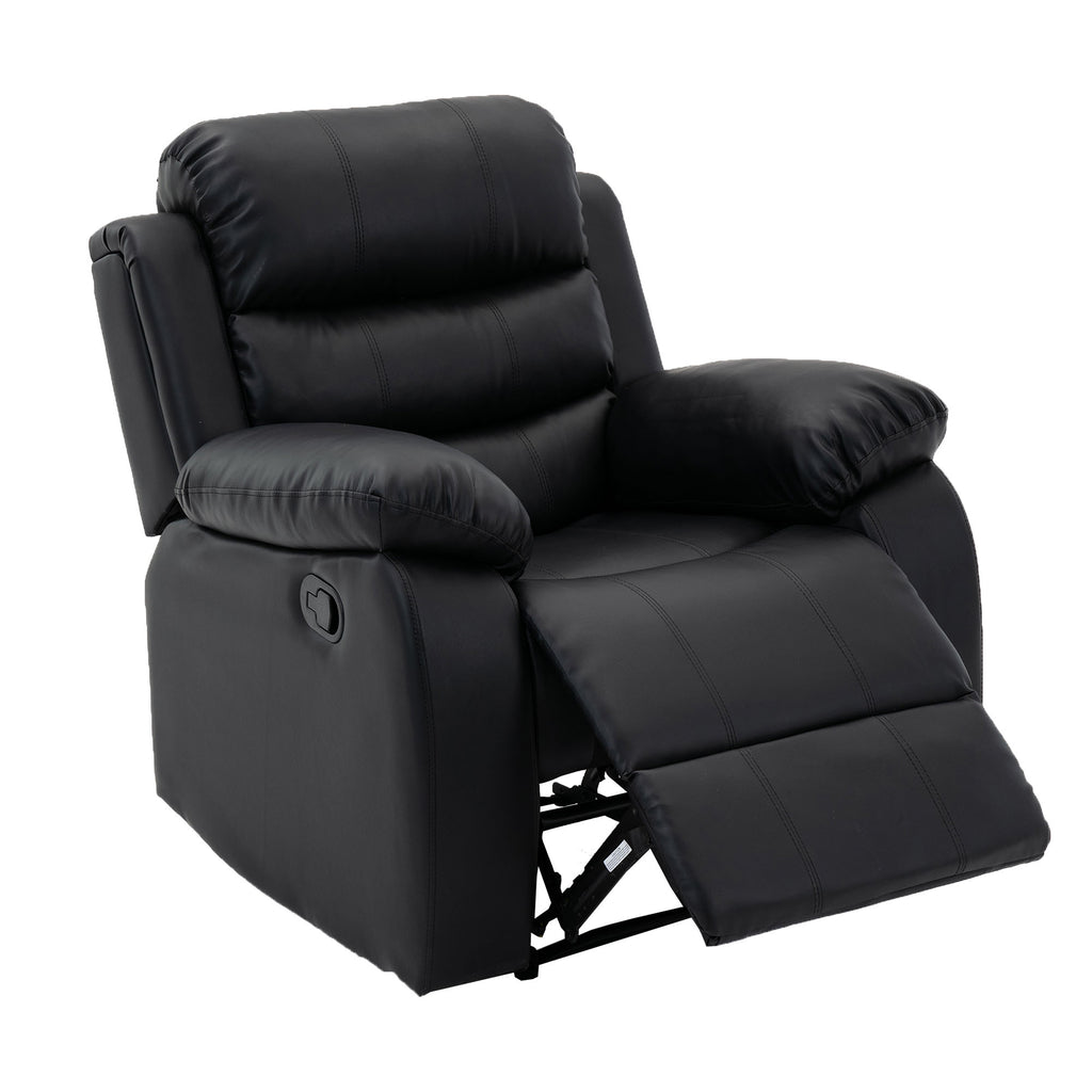 Yingj Faux Leather Upholstered Recliner