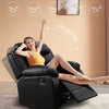Yingj Faux Leather Upholstered Recliner