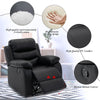 Yingj Faux Leather Upholstered Recliner