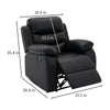 Yingj Faux Leather Upholstered Recliner