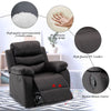 Yingj Faux Leather Upholstered Recliner