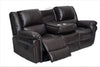 Yingj 79 in. Wide Pillow Top Arm Faux Leather Straight Reclining and Storage Sofa