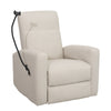 Yingj Technology Faux Leather Rock and Swivel Recliner