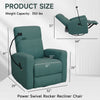 Yingj Technology Faux Leather Rock and Swivel Recliner