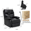 Everglade 28.7 in. W Faux Leather Power Lift Recliner for Elderly Assistance