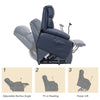 Everglade 28.7 in. W Faux Leather Power Lift Recliner for Elderly Assistance