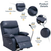 Everglade 28.7 in. W Faux Leather Power Lift Recliner for Elderly Assistance