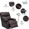 Everglade 28.7 in. W Faux Leather Power Lift Recliner for Elderly Assistance