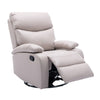 Everglade 30.2 in. W Technical Leather Upholstered Swivel and Rocking Manual Recliner