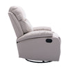 Everglade 30.2 in. W Technical Leather Upholstered Swivel and Rocking Manual Recliner