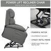 Everglade 28.7 in. W Faux Leather Power Lift Recliner for Elderly Assistance