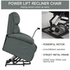 Everglade 28.7 in. W Faux Leather Power Lift Recliner for Elderly Assistance