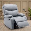 Everglade 30.2 in. W Technical Leather Upholstered Swivel and Rocking Manual Recliner