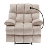 Yingj 39.4 in. W Velvet Upholstered Oversized Recliner