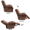 Yingj 39.4 in. W Velvet Upholstered Oversized Recliner