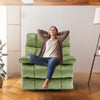 Yingj 39.4 in. W Velvet Upholstered Oversized Recliner
