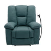 Yingj 38 in. W Technical Leather Upholstered Manual Oversized Recliner with Storage