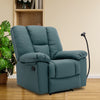 Yingj 38 in. W Technical Leather Upholstered Manual Oversized Recliner with Storage