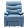 Yingj Wide Manual Standard Recliner with Thick Armrests Filled with High-Density Foam Technical Leather