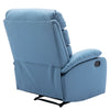 Yingj Wide Manual Standard Recliner with Thick Armrests Filled with High-Density Foam Technical Leather