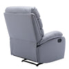 Yingj Wide Manual Standard Recliner with Thick Armrests Filled with High-Density Foam Technical Leather