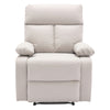 Yingj Manual Standard Faux Leather Recliner with Thick Armrests