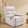 Yingj Manual Standard Faux Leather Recliner with Thick Armrests
