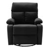 Yingj 30.2 in. W Faux Leather Upholstered Swivel and Rocking Manual Recliner