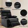 Yingj 30.2 in. W Faux Leather Upholstered Swivel and Rocking Manual Recliner