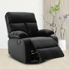 Yingj 30.2 in. W Faux Leather Upholstered Swivel and Rocking Manual Recliner