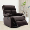 Yingj 30.2 in. W Faux Leather Upholstered Swivel and Rocking Manual Recliner