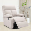 Yingj 30.2 in. W Faux Leather Upholstered Swivel and Rocking Manual Recliner