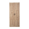30 in. W x 71 in. H x 16 in. D 5-Shelf Wood Freestanding Cabinet