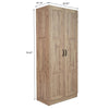 30 in. W x 71 in. H x 16 in. D 5-Shelf Wood Freestanding Cabinet
