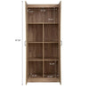 30 in. W x 71 in. H x 16 in. D 5-Shelf Wood Freestanding Cabinet